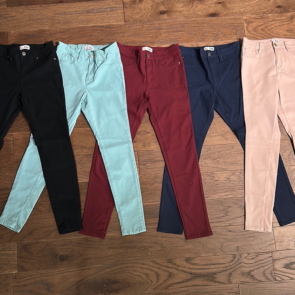 Lot of 6* YMI Skinny Jeans- high rise